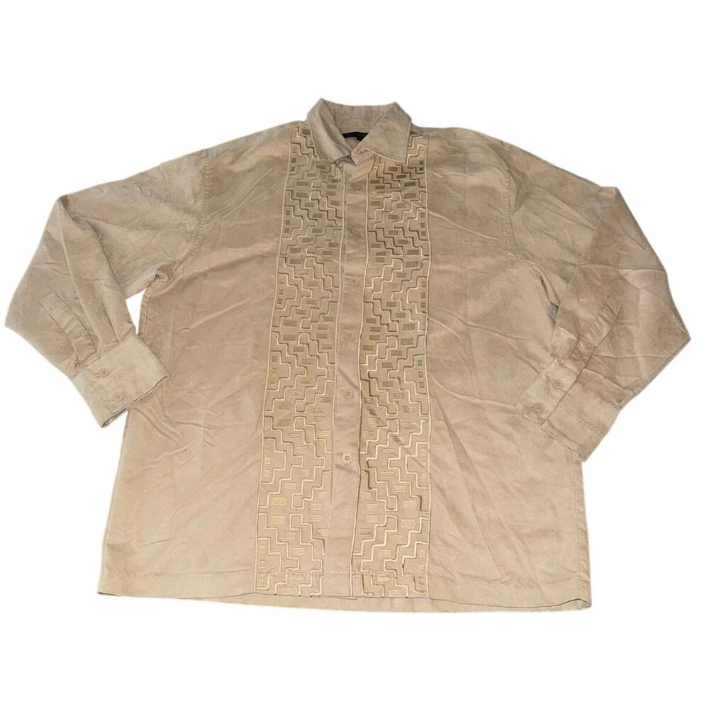 Lorenzino Men’s short sleeve shirt aztec
